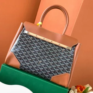 Goyard Women Saïgon Tote Bag-Brown SAIGOCMMLTY01CL03P