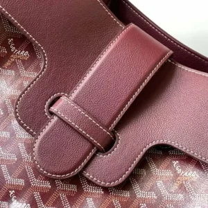 Goyard Women Saïgon Tote Bag-Burgundy SAIGOCMMLTY33CL33P