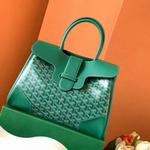 Goyard Women Saïgon Tote Bag-Green SAIGOCMMLTY09CL09P