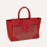 Goyard Women Saïgon Tote Bag-Red SAIGOCMMLTY02CL02P
