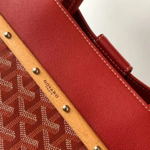 Goyard Women Saïgon Tote Bag-Red SAIGOCMMLTY02CL02P