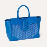 Goyard Women Saïgon Tote Bag-Sky Blue SAIGOCMMLTY10CL10P