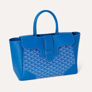 Goyard Women Saïgon Tote Bag-Sky Blue SAIGOCMMLTY10CL10P