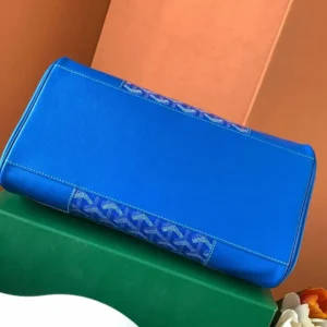 Goyard Women Saïgon Tote Bag-Sky Blue SAIGOCMMLTY10CL10P