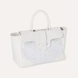 Goyard Women Saïgon Tote Bag-White SAIGOCMMLTY50CL50P