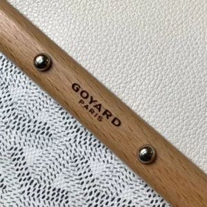 Goyard Women Saïgon Tote Bag-White SAIGOCMMLTY50CL50P