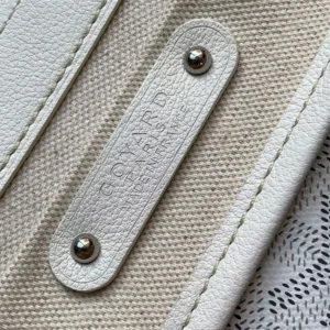 Goyard Women Saïgon Tote Bag-White SAIGOCMMLTY50CL50P