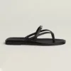 Hermes Women Miss Sandal in Calfskin-Black H261038Z