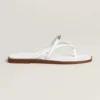 Hermes Women Miss Sandal in Calfskin-White H261038Z