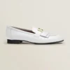 Hermes Women Royal loafer in Calfskin-White H221270Z