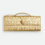 Bottega Veneta Women Andiamo Clutch-Gold 741511V5XF18472