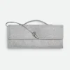 Bottega Veneta Women Andiamo Clutch-Silver 844124V4T141905
