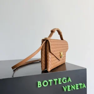 Bottega Veneta Women Knot Lock-Brown 817191V08Z02599