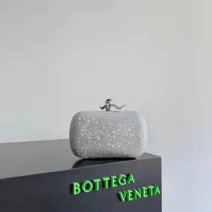 Bottega Veneta Women Knot-Silver 844122V4T131904
