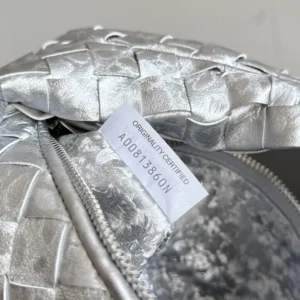 Bottega Veneta Women Mini Jodie-Silver 651876V5XF08101