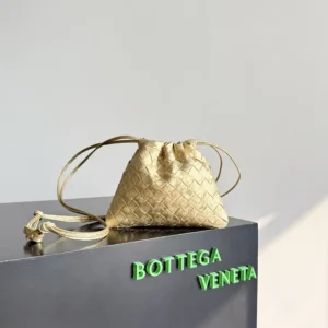 Bottega Veneta Women Small Dustbag-Gold 816987V5XF08472