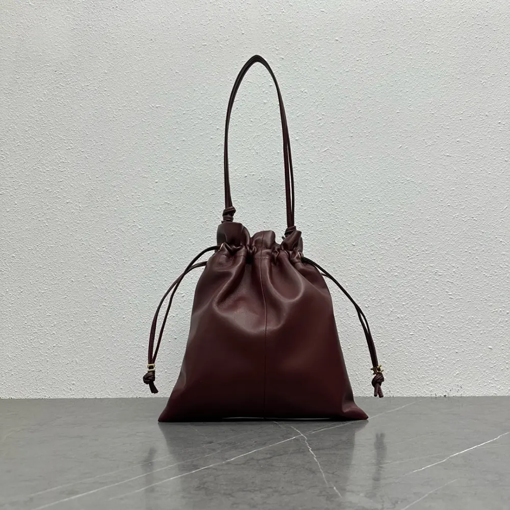 Celine Women Small Crystal Pouch in Lambskin-Maroon 123662J79 3 Celine Women Small Crystal Pouch in Lambskin-Maroon 123662J79