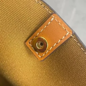Celine Women Small Cube Bag In Triomphe Canvas And Natural Calfskin