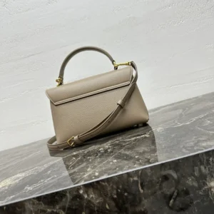 Celine Women Teen Nino Bag in Smooth Satinated Calfskin-Sandy 118113FXK