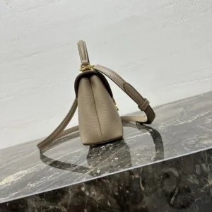 Celine Women Teen Nino Bag in Smooth Satinated Calfskin-Sandy 118113FXK