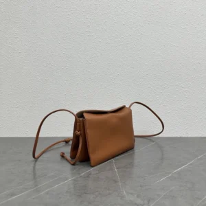 Celine Women Trio Flap In Smooth Lambskin-Brown 10P862O86