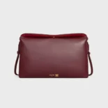 Celine Women Trio Flap In Smooth Lambskin-Maroon 10P862O86