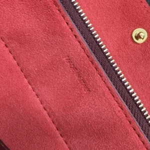 Celine Women Trio Flap In Smooth Lambskin-Maroon 10P862O86