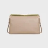 Celine Women Trio Flap In Smooth Lambskin-Sandy 10P862O86 5 Celine Women Trio Flap In Smooth Lambskin-Sandy 10P862O86