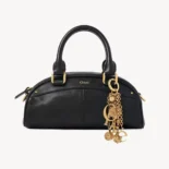 Chloe Women Small Chloé Bowling Bag In Soft Leather-Black