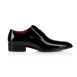 Christian Louboutin Men Pelvis Oxfords Patent Calf Leather-Black 1260299J323