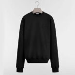 Dior Men CD Icon Sweatshirt Black Cotton Fleece 113J699A0531