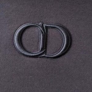 Dior Men CD Icon Sweatshirt Black Cotton Fleece 113J699A0531
