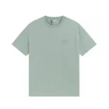 Dior Men CD Icon T-Shirt Relaxed Fit Aqua Cotton Jersey 943J605A0554