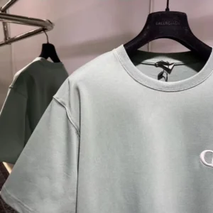 Dior Men CD Icon T-Shirt Relaxed Fit Aqua Cotton Jersey 943J605A0554Dior Men CD Icon T-Shirt Relaxed Fit Aqua Cotton Jersey 943J605A0554