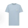 Dior Men CD Icon T-Shirt Relaxed Fit Blue Cotton Jersey 943J605A0554