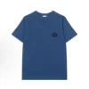 Dior Men CD Icon T-Shirt Relaxed Fit Navy Cotton Jersey 943J605A0554
