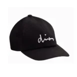 Dior Unisex Ribbon Cap Black Cotton Canvas