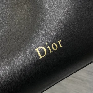 Dior Women Medium Dior Bow Bag Black Lambskin M0714OUQO