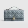 Dior Women My Dior Mini Bag Cloud Blue Cannage Lambskin S0980ONMJ