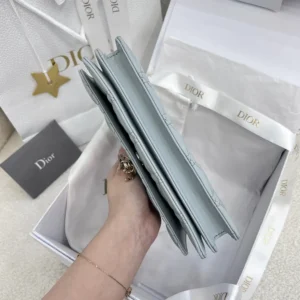 Dior Women My Dior Mini Bag Cloud Blue Cannage Lambskin S0980ONMJ