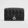 Dior Women My Dior Top Handle Bag Black Cannage Lambskin M0997ONGE