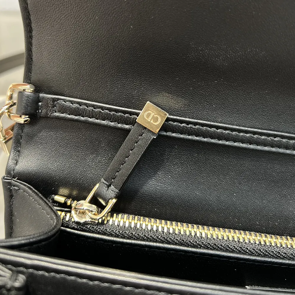Dior Women My Dior Top Handle Bag Black Cannage Lambskin M0997ONGE 7 Dior Women My Dior Top Handle Bag Black Cannage Lambskin M0997ONGE