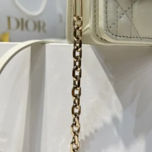 Dior Women My Dior Top Handle Bag Latte Cannage Lambskin M0997ONGE