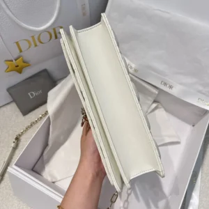 Dior Women My Dior Top Handle Bag Latte Cannage Lambskin M0997ONGE