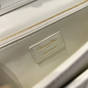 Dior Women My Dior Top Handle Bag Latte Cannage Lambskin M0997ONGE