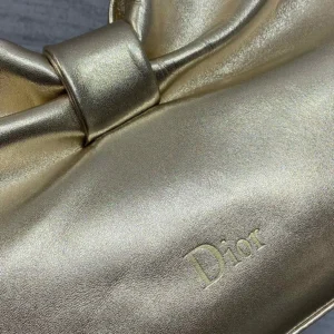 Dior Women Or Small Dior Bow Bag Mekong Laminated Lambskin M0715OUJW