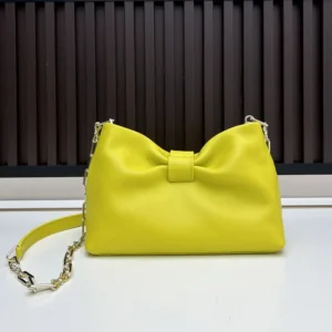 Dior Women Small Dior Bow Bag Buttercup Lambskin M0715OUQO