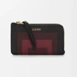 Loewe Unisex Coin Cardholder in Nappa Calfskin-Black C643Z