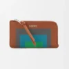 Loewe Unisex Coin Cardholder in Nappa Calfskin-Brown C643Z 8 Loewe Unisex Coin Cardholder in Nappa Calfskin-Brown C643Z