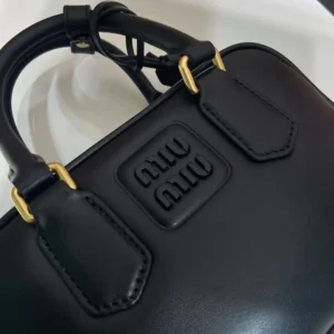Miu Miu Women Arcadie Leather Bag-Black 5BB123ACR3